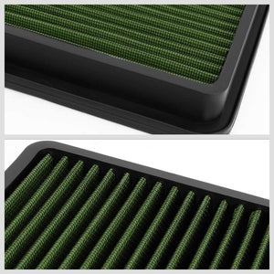 GreenCotton OE Style Drop-In Panel Air Filter For 92-02 Toyota Corolla 1.6L/1.8L-Filter-BuildFastCar-BFC-AIRFILPAN-183-GN