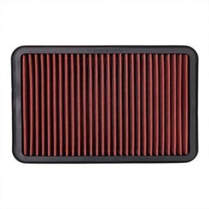 Red Cotton OE Style Drop-In Panel Air Filter For 92-02 Toyota Corolla 1.6L/1.8L-Filter-BuildFastCar-BFC-AIRFILPAN-183-RD