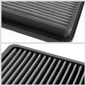 Silver Cotton OE Style Drop-In Panel Air Filter For 92-02 Toyota Corolla 1.6L-Filter-BuildFastCar-BFC-AIRFILPAN-183-SL