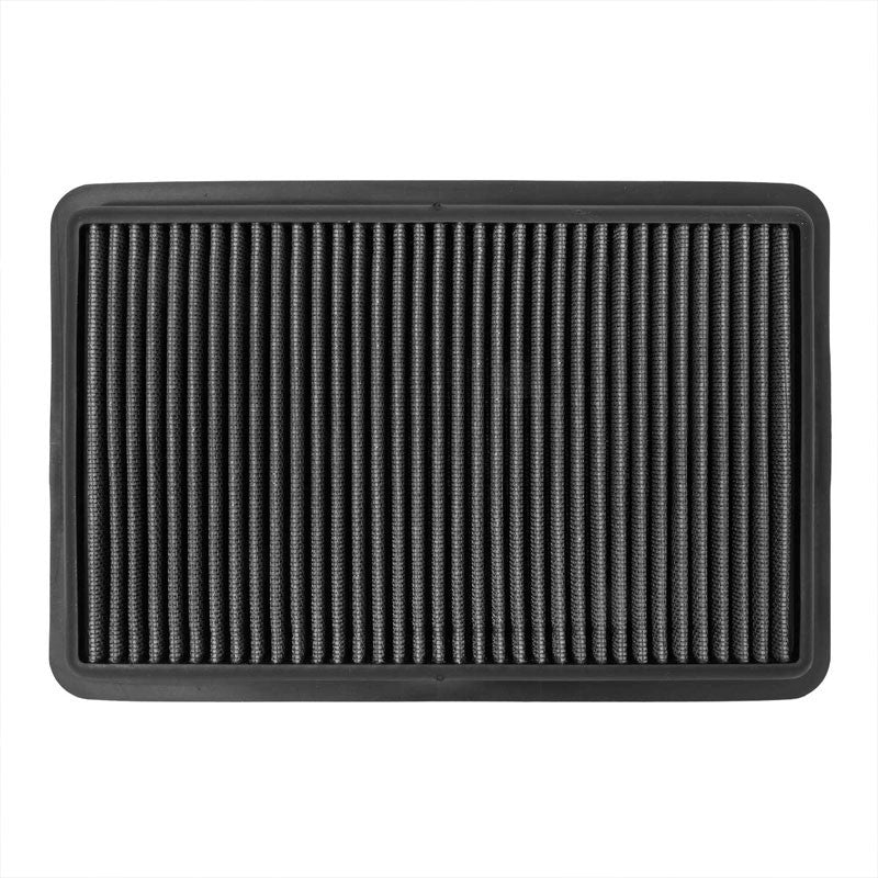 Black Cotton OE Style Drop-In Panel Air Filter For 12-18 Mazda 3 2.0L/2.3L/2.5L-Filter-BuildFastCar-BFC-AIRFILPAN-184-BK