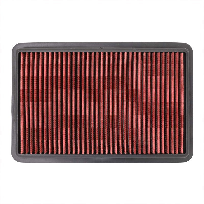 Red Cotton OE Style Drop-In Panel Air Filter For 12-18 Mazda 3 2.0L/2.3L/2.5L-Filter-BuildFastCar-BFC-AIRFILPAN-184-RD