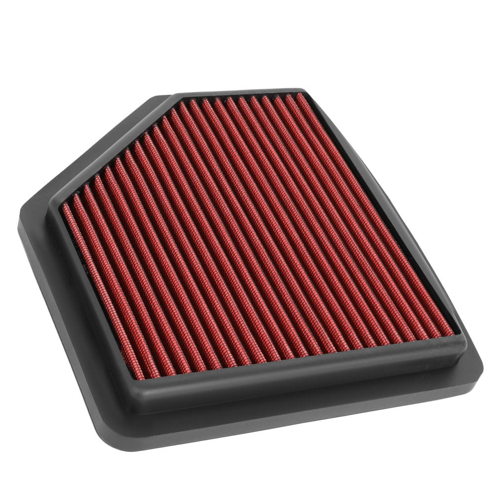 Red Washable Drop-In Panel Air Filter 16-19 Honda HR-V 1.8L BFC-AIRFILPAN-192-RD