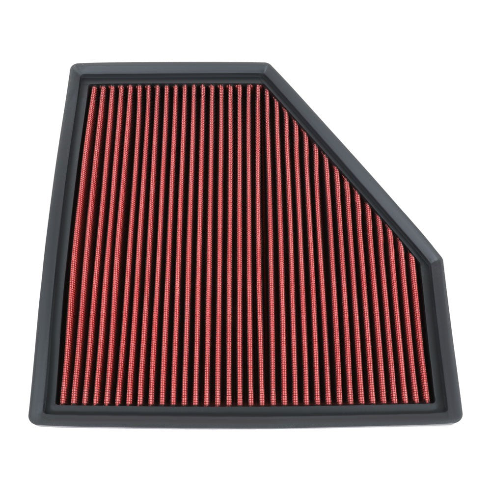 Red High Flow Washable Drop-In Panel Air Filter For 12+ BMW 1/3/4-Series