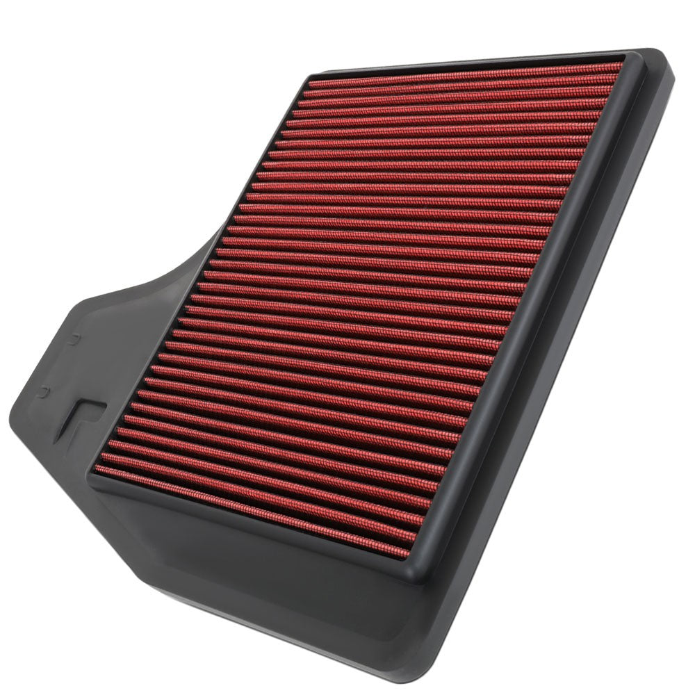 Red Washable Drop-In Panel Air Filter 13-18 Altima 2.5L CVT Gas BFC-AIRFILPAN-214-RD