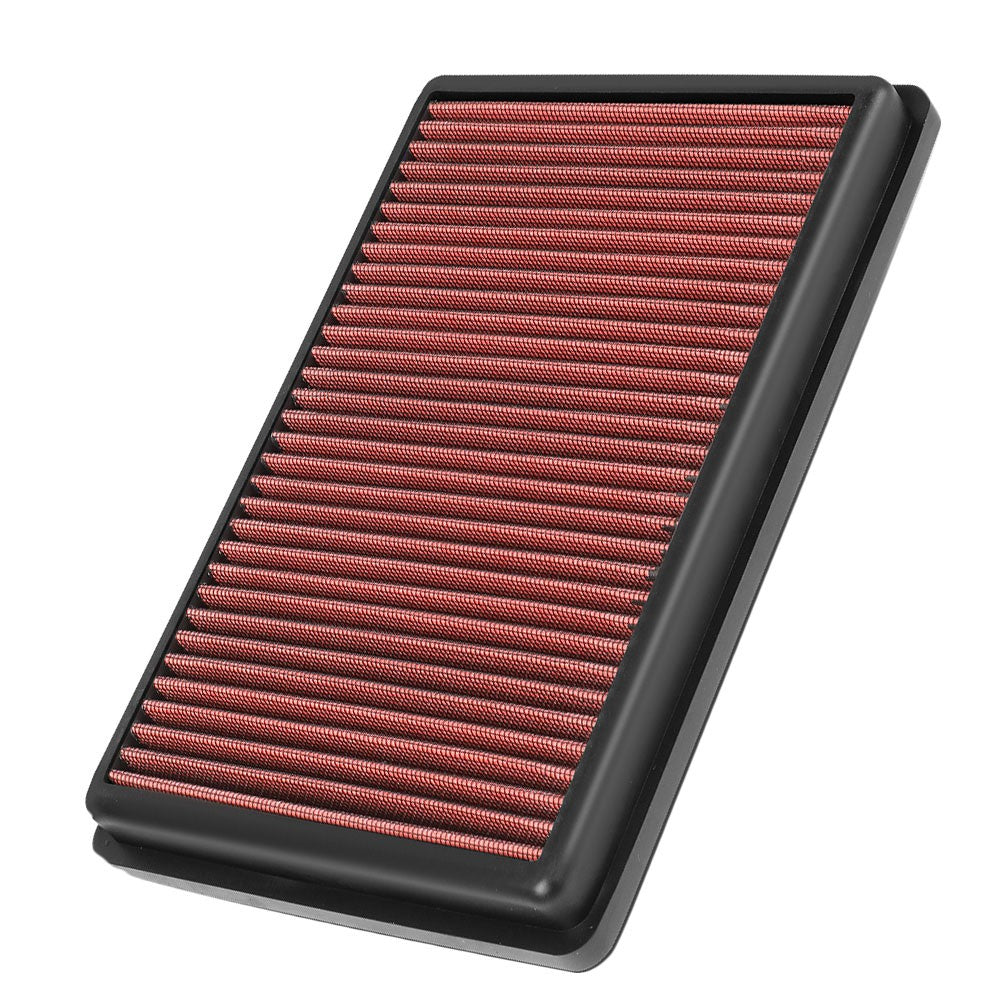Red Washable Drop-In Panel Air Filter 02-10 Ram 1500 BFC-AIRFILPAN-220-RD