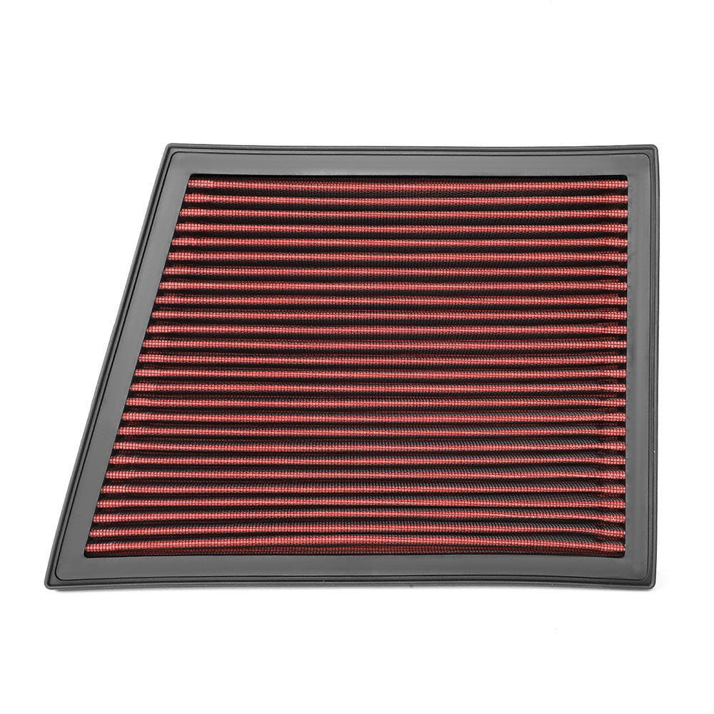 Red High Flow Washable Drop-In Panel Air Filter For 14-21 Cooper 1.5L 2.0L Turbo