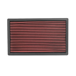 Red High Flow Washable Drop-In Panel Air Filter For 90-94 Mazda 323 1.6L 1.8L