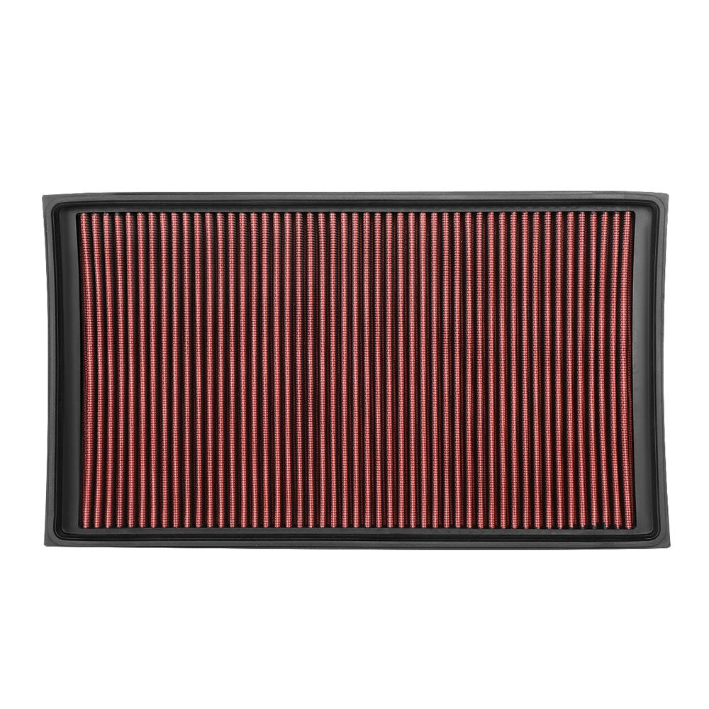 Red High Flow Washable Drop-In Panel Air Filter For 15-20 Audi RS3 2.5L