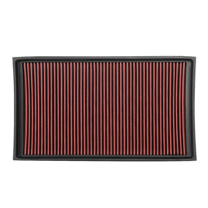 Red High Flow Washable Drop-In Panel Air Filter For 15-20 Audi RS3 2.5L
