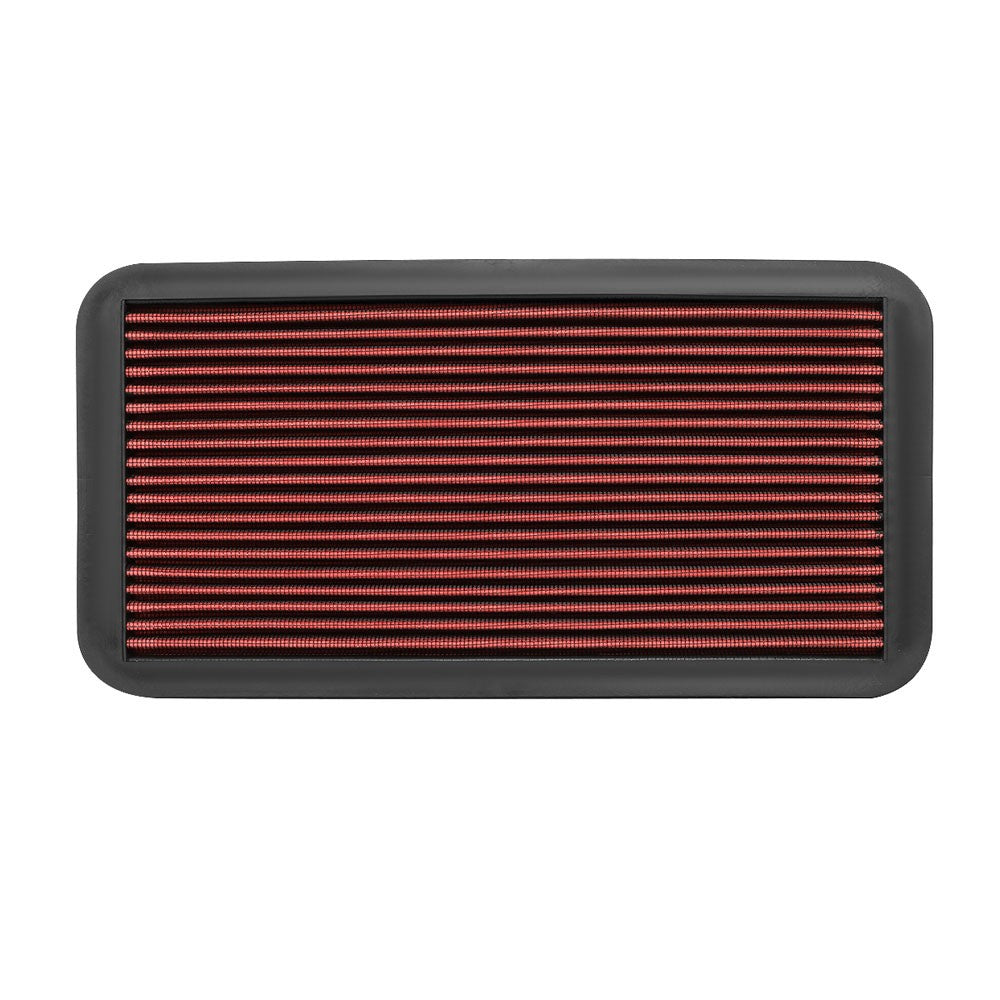 Red High Flow Drop-In Panel Air Filter For 96-00 RAV4 2.0L/84-92 Corolla 1.6 1.8