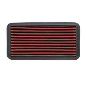 Red High Flow Drop-In Panel Air Filter For 96-00 RAV4 2.0L/84-92 Corolla 1.6 1.8