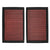 Red High Flow Washable Drop-In Panel Air Filter For 02-05 745i 745Li 4.4L