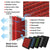 Red High Flow Washable Drop-In Panel Air Filter For 10-20 V60 2.0L Gas Turbo