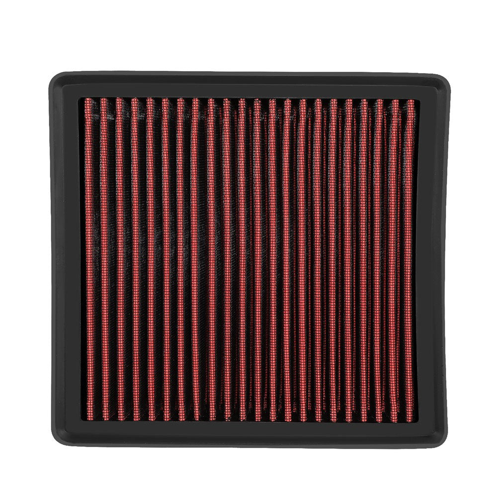 Red High Flow Drop-In Panel Air Filter For 14-19 Grand Cherokee 3.0 Diesel Tubro