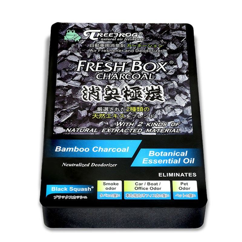 1xCharcoal Box Style Black Squash Scent Gel 200g Indoor/Auto/Car Air Freshener-Accessories-BuildFastCar