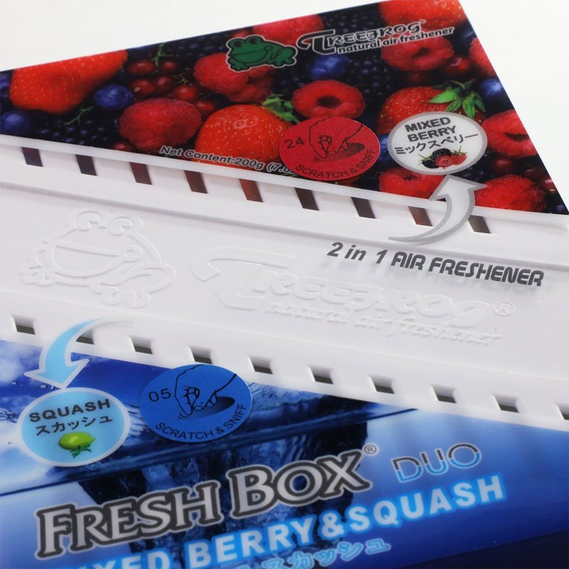 4xBox Mixed Berry Squash Scent Gel 200g Auto/Car Air Freshener Odor Smell Remove-Accessories-BuildFastCar