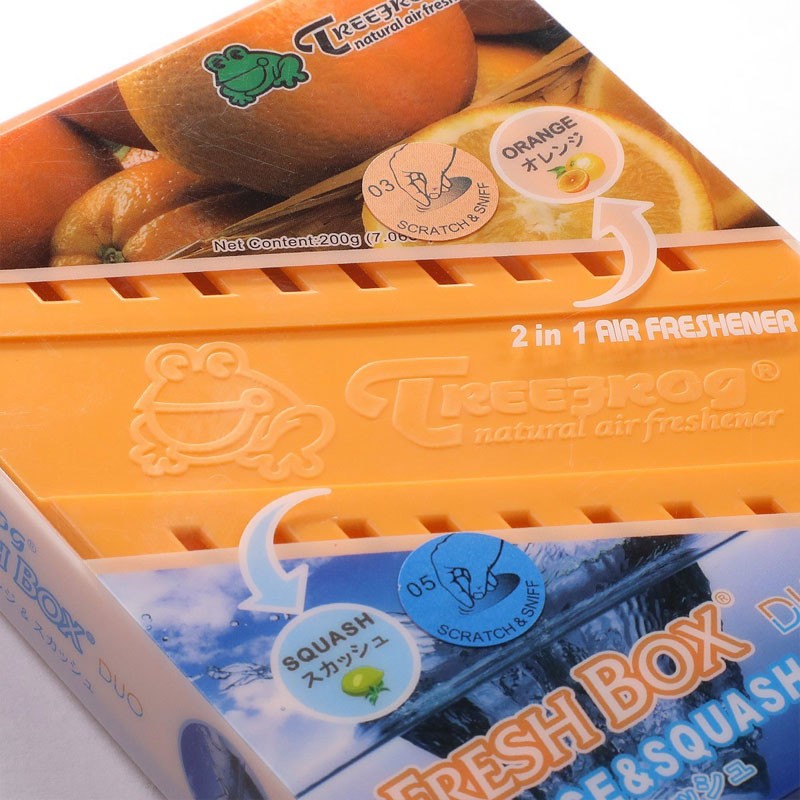 3xBox Orange Squash Scent Gel 200g Home/Bath/Toilet Air Freshener Deodorizer-Accessories-BuildFastCar