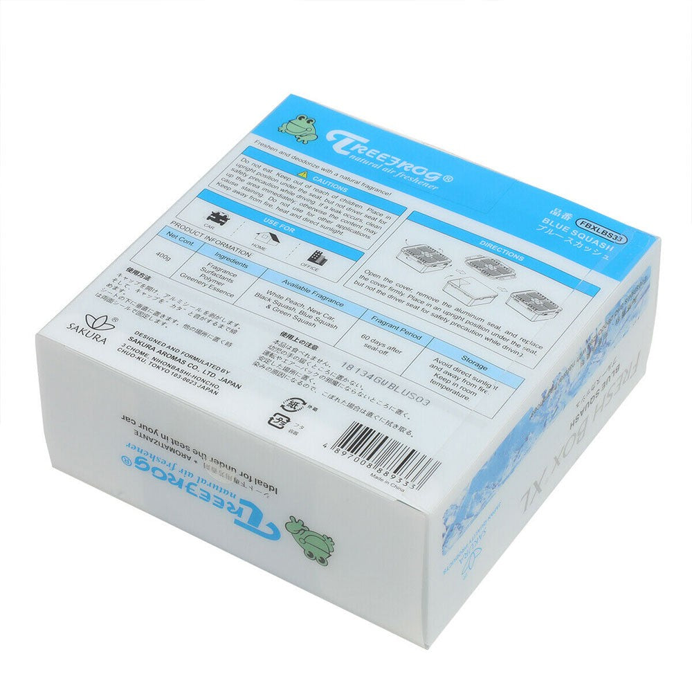 TreeFrog 400G Fresh Box XL Blue Squash Scent Natural Air Freshener Car Indoor-Miscellaneous-BuildFastCar