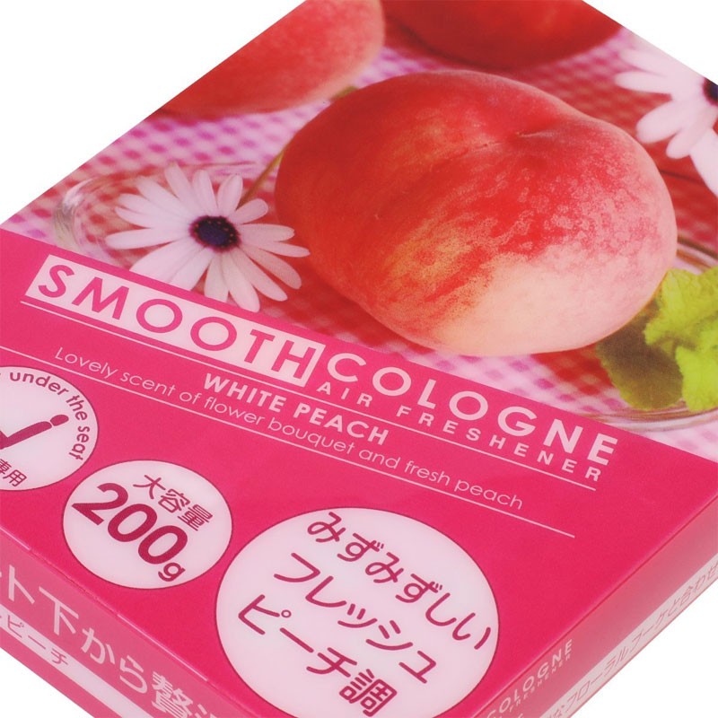 4xSmooth Cologne Peach Scent Gel Indoor/Home/Car/Bath Air Freshener Odor Remover-Accessories-BuildFastCar