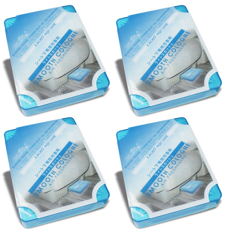 4xSmooth Cologne Squash Scent Gel Indoor/Car/Office Air Freshener Smell Remover-Accessories-BuildFastCar