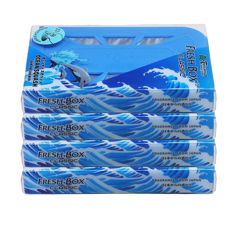 4xBox Ocean Squash Scent Gel 18g Home Car Air Freshener Smoke/Smell Eliminator-Accessories-BuildFastCar