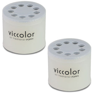 2x Viccolor Gel Based 85g Can/White Water Scent Air Freshener Interior SUV-Miscellaneous-BuildFastCar