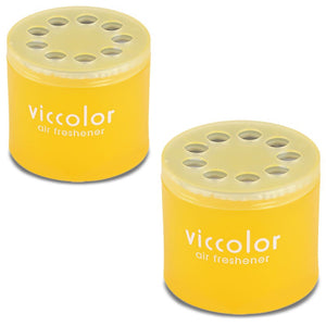 2x Viccolor Gel Based 85g Can/Tropical Scent Air Freshener Interior Car Truck-Miscellaneous-BuildFastCar