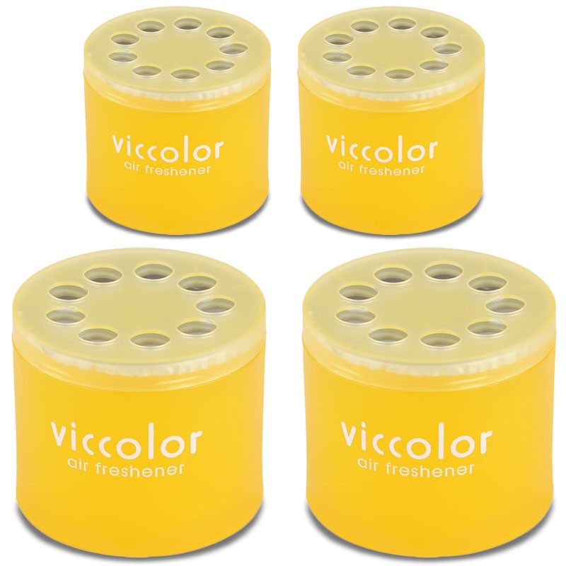 4x Viccolor Gel Based 85g Can/Tropical Scent Air Freshener Automotive Car Van-Miscellaneous-BuildFastCar