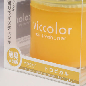 1x Viccolor Gel Based 85g Can/Tropical Scent Air Freshener Bathroom-Miscellaneous-BuildFastCar