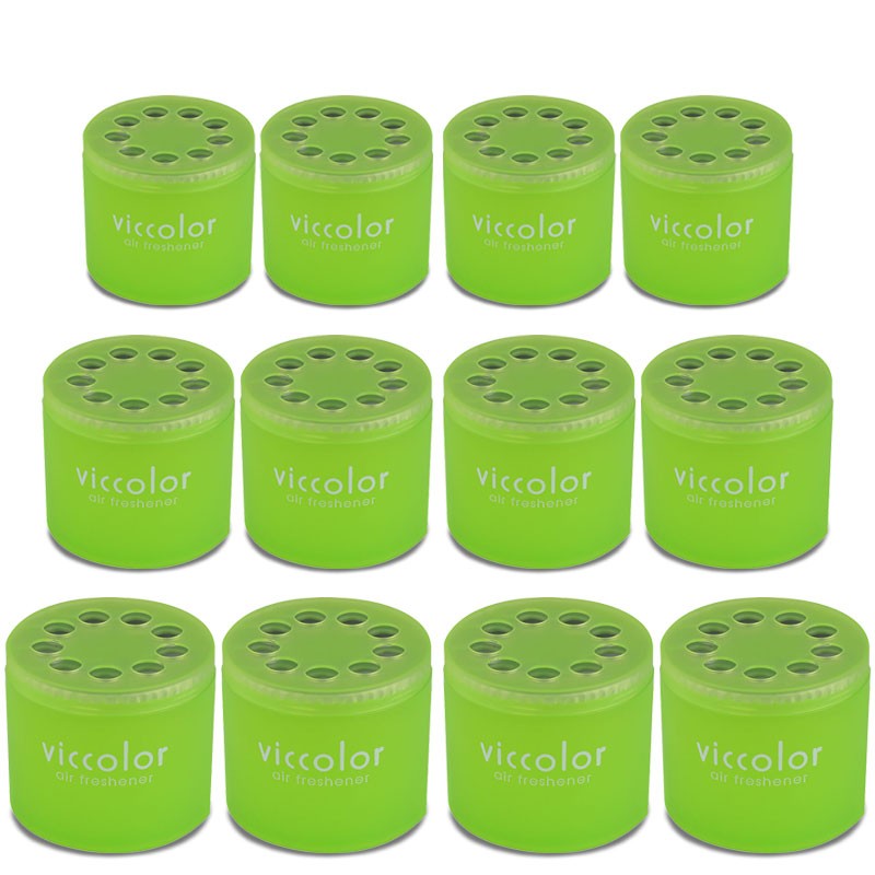 12x Viccolor Gel Based Can/Shampoo Scent Air Freshener Deodorize Automotive Car-Miscellaneous-BuildFastCar