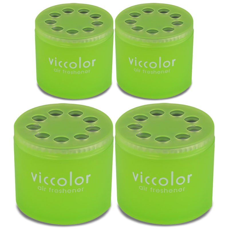 4x Viccolor Gel Based 85g Can/Shampoo Scent Air Freshener Interior SUV Car Truck-Miscellaneous-BuildFastCar