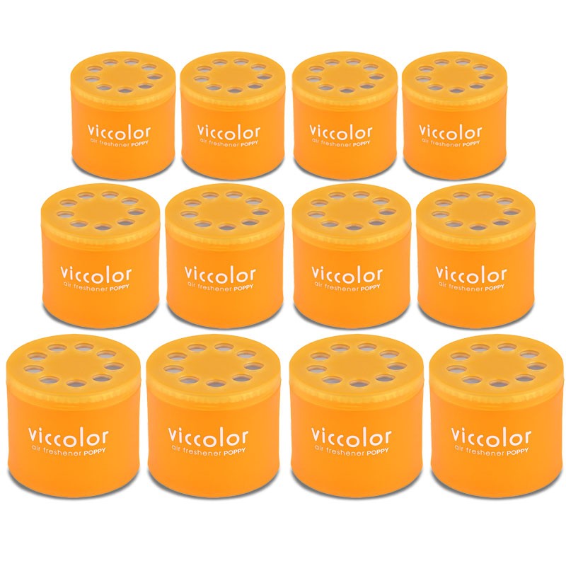 12x Viccolor Gel Based Can/Sweet De Happy Scent Air Freshener Home/Office-Miscellaneous-BuildFastCar