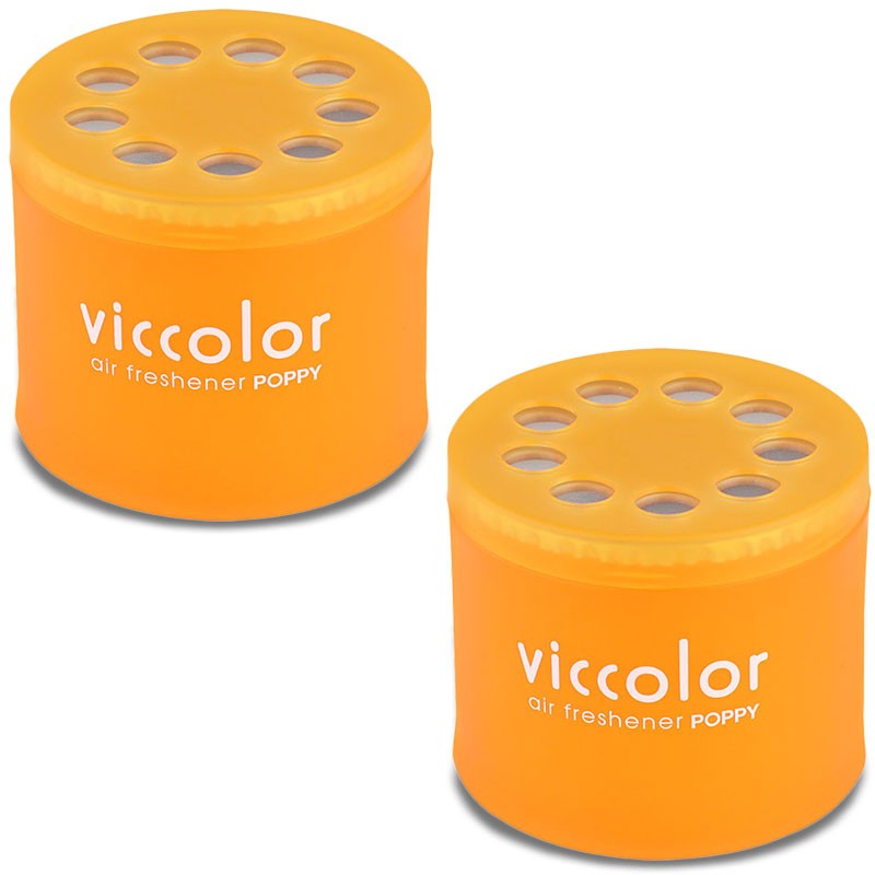 2x Viccolor Gel Based 85g Can/Sweet De Happy Scent Air Freshener Auto Car-Miscellaneous-BuildFastCar