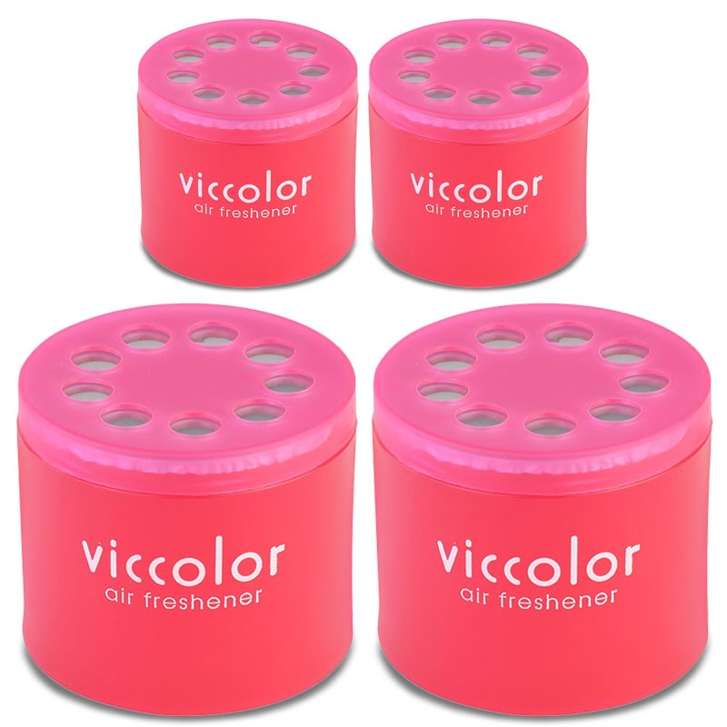 4x Viccolor Gel Based Can/Berry Berry Scent Air Freshener Automotive Car Van-Miscellaneous-BuildFastCar