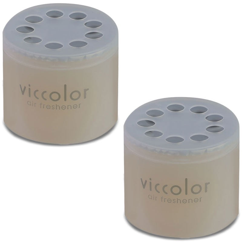 2x Viccolor Gel Based 85g Can/Soft Air Scent Air Freshener Home/Office-Miscellaneous-BuildFastCar
