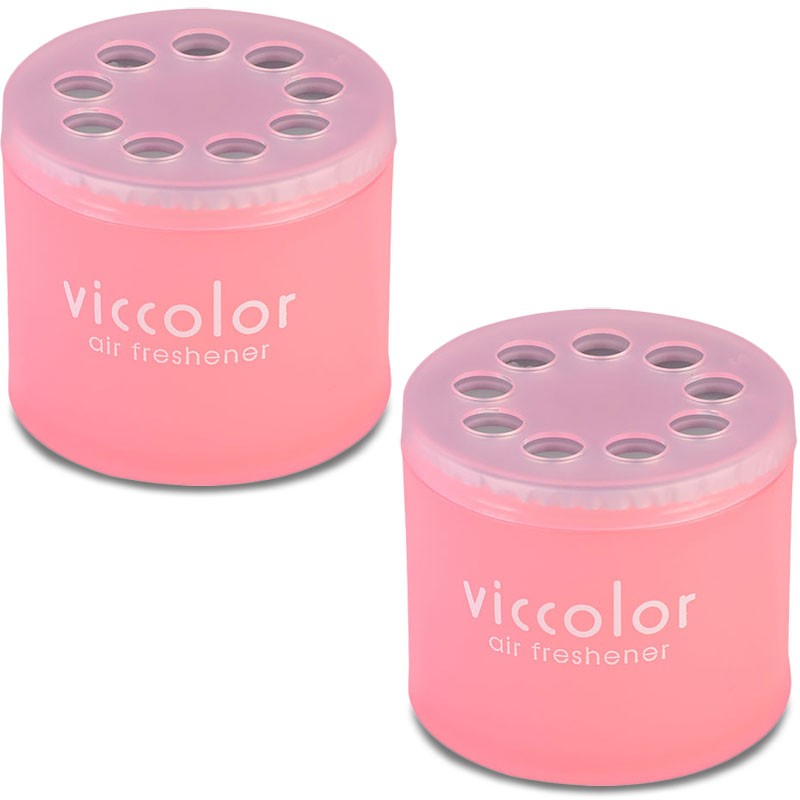 2x Viccolor Gel Based 85g Can/Angel Snow Scent Air Freshener Interior SUV-Miscellaneous-BuildFastCar