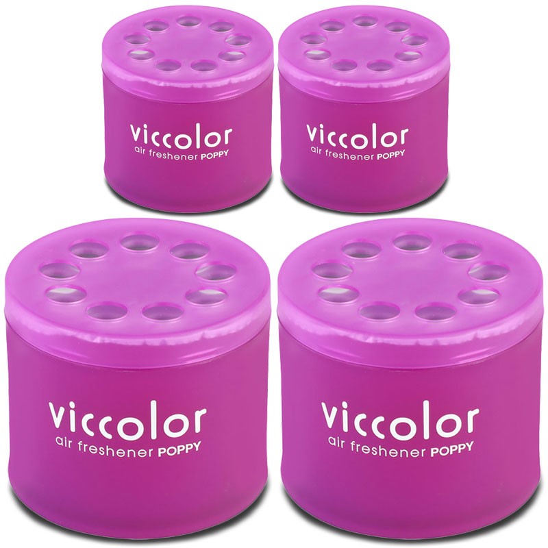 4x Viccolor Gel Based Can/Night Angel Scent Air Freshener Interior SUV-Miscellaneous-BuildFastCar