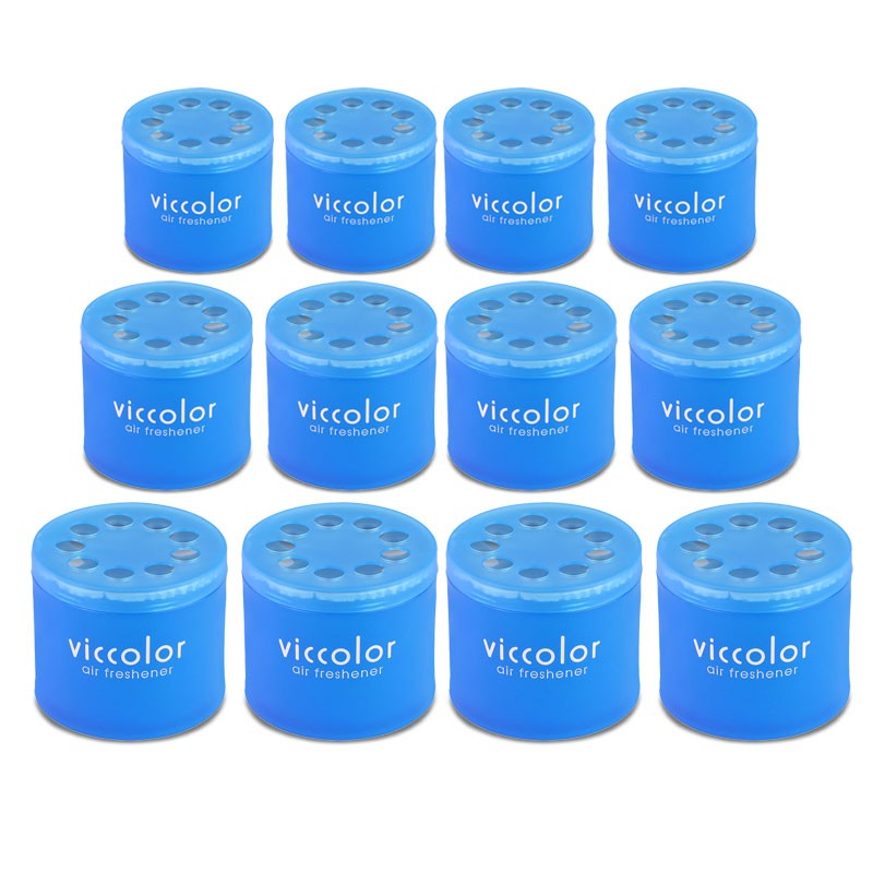 12x Viccolor Gel Based Can/Elegant Shower Scent Air Freshener Bathroom-Miscellaneous-BuildFastCar