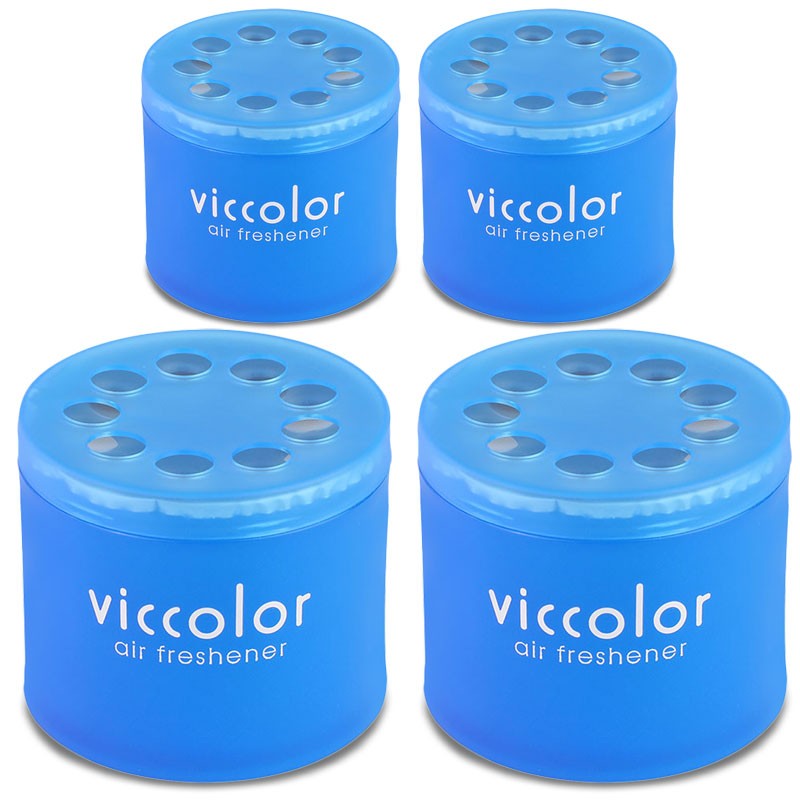 4x Viccolor Gel Based Can/Elegant Shower Scent Air Freshener Interior Car-Miscellaneous-BuildFastCar