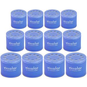 12x Viccolor Gel Based Can/Blue Water Scent Air Freshener Deodorize Restroom-Miscellaneous-BuildFastCar