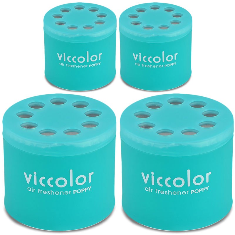 4x Viccolor Gel Based Can/Green Apple Scent Air Freshener Automotive Car Van-Miscellaneous-BuildFastCar