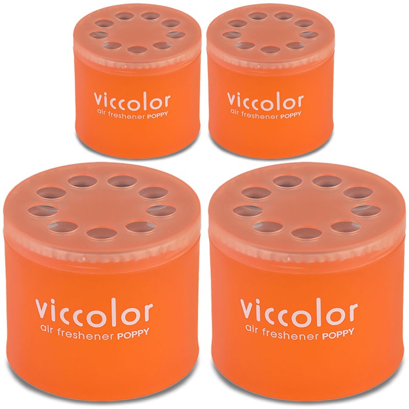 4x Viccolor Gel Based 85g Can/Pure Apple Scent Air Freshener Home/Office-Miscellaneous-BuildFastCar