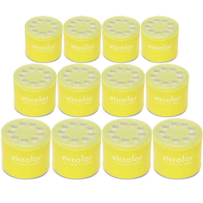 12x Viccolor Gel Based Can/Lemon Squash Scent Air Freshener Home/Office/Car/Boat-Miscellaneous-BuildFastCar