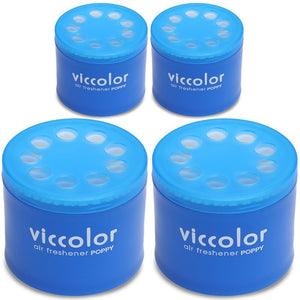 4x Viccolor Gel Based 85g Can/Marine Squash Scent Air Freshener Bathroom-Miscellaneous-BuildFastCar