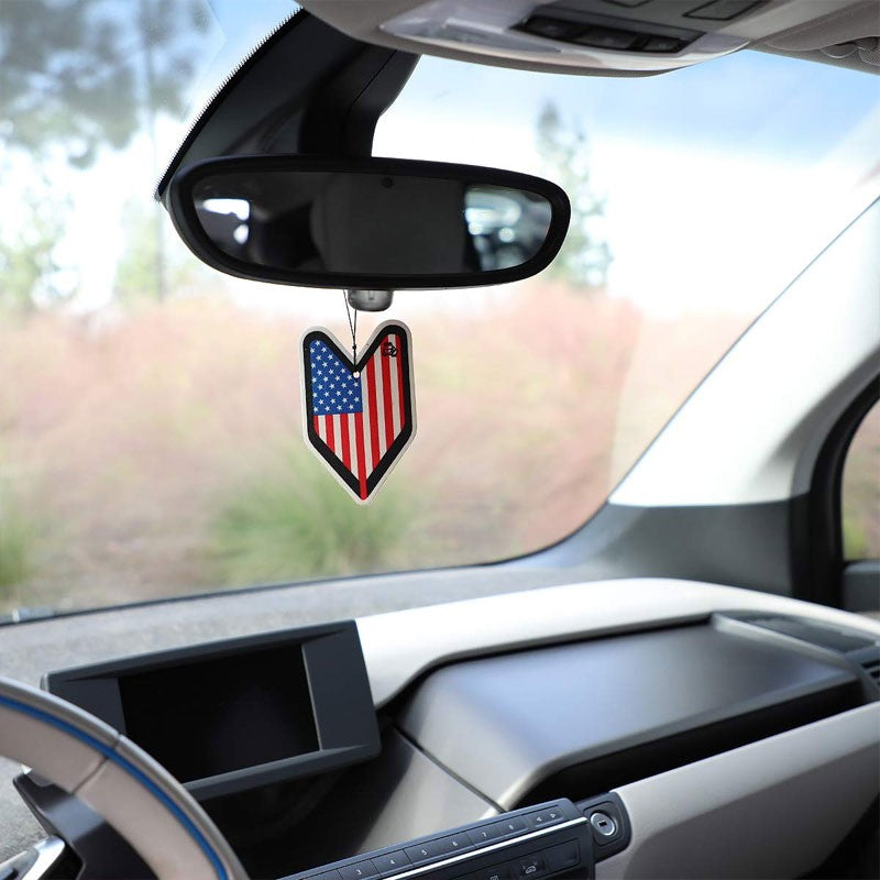 6x Tree Frog Young Leaf Paper USA Flag/Clean Squash Scent Air Freshener Car VAN-Miscellaneous-BuildFastCar