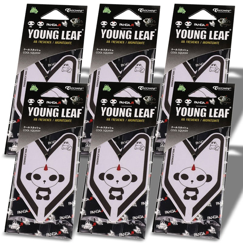 6x Tree Frog Young Leaf Paper Panda J9/Cool Squash Scent Air Freshener Auto Car-Miscellaneous-BuildFastCar