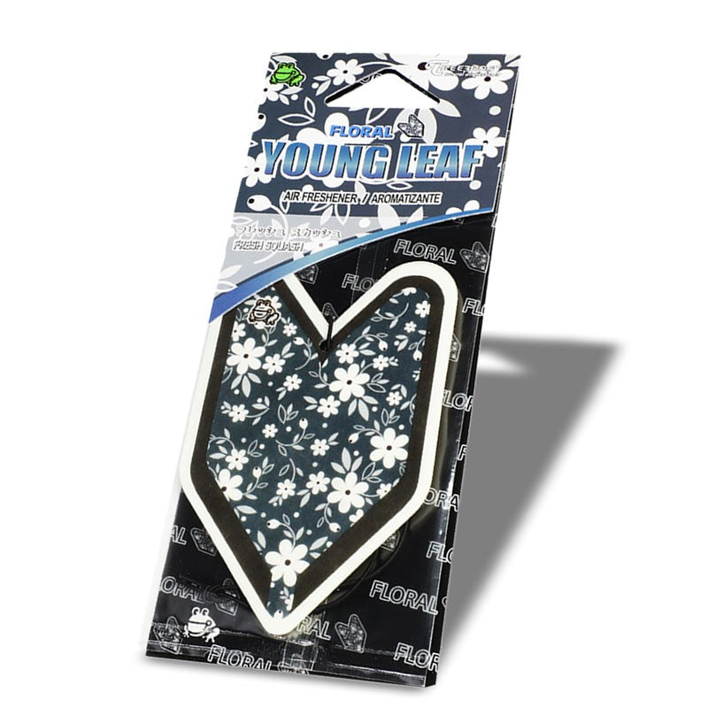 1x Tree Frog Young Leaf Paper Floral/Fresh Squash Scent Air Freshener Indoor Car-Miscellaneous-BuildFastCar