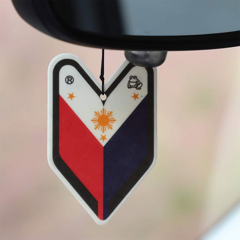 1x Tree Frog Young Leaf Paper/Sampaguita Jasmine Scent Air Freshener Auto Car-Miscellaneous-BuildFastCar