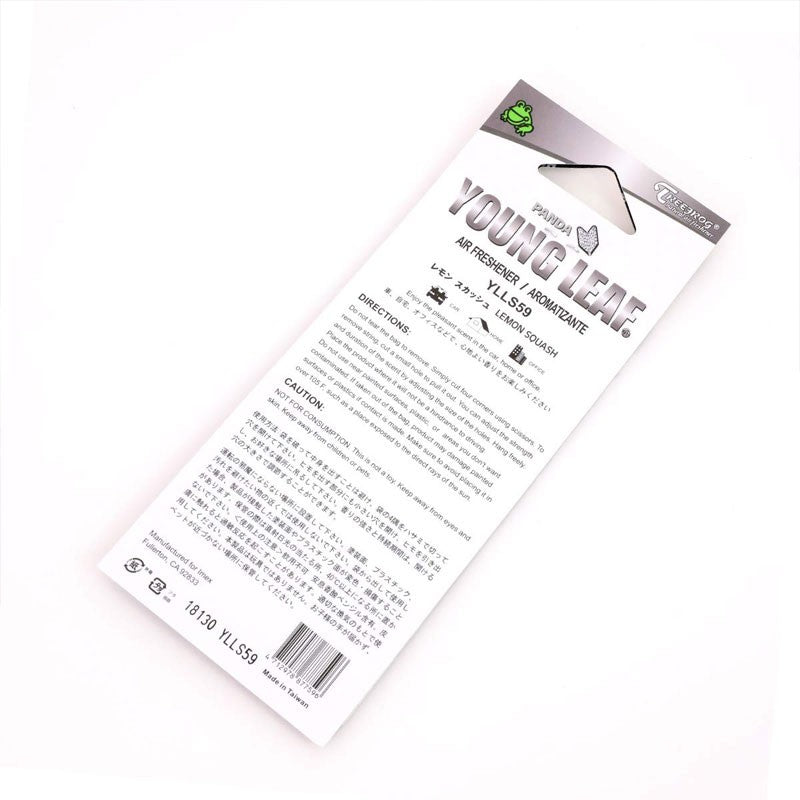 1x Tree Frog Young Leaf Paper Panda/Lemon Squash Scent Air Freshener Auto-Miscellaneous-BuildFastCar