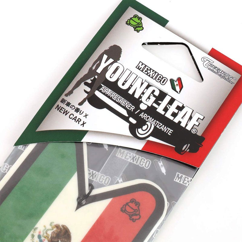 3x Tree Frog Young Leaf Paper Mexico/New Car X Scent Air Freshener Home/Office-Miscellaneous-BuildFastCar